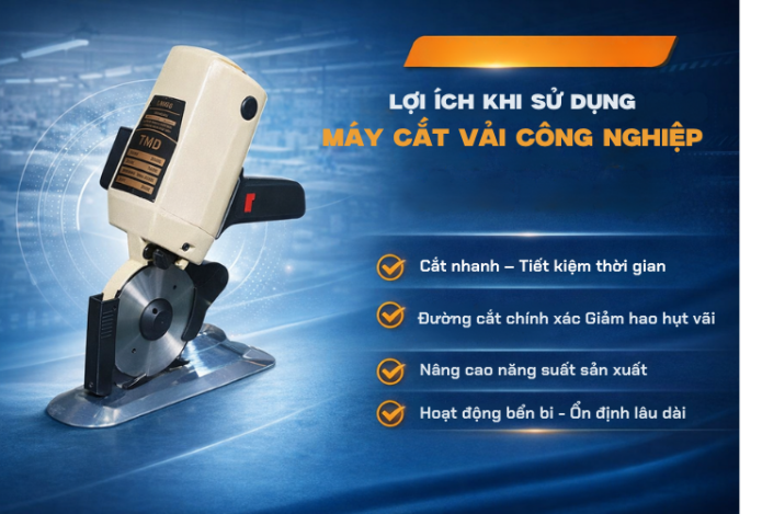 Lợi Ích Khi Sử Dụng Máy Cắt Vải Công Nghiệp