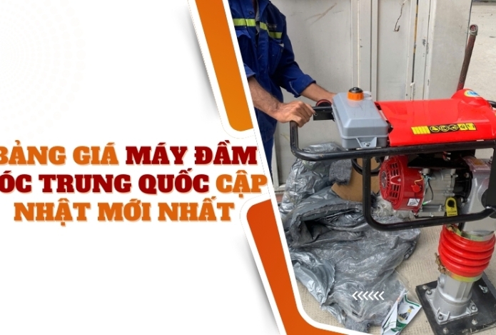 Hình ảnh Bảng giá máy đầm cóc Trung Quốc cập nhật mới nhất