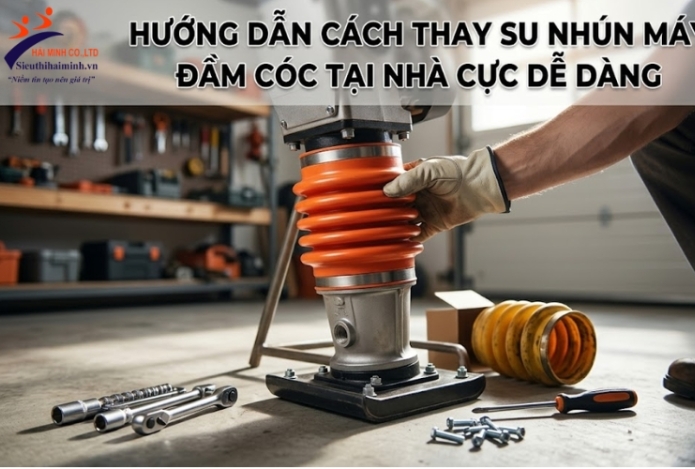 Hướng dẫn cách thay su nhún máy đầm cóc tại nhà cực dễ dàng
