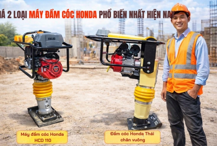 Hình ảnh [Tiết lộ] Giá hai loại máy đầm cóc Honda bán chạy nhất 2026
