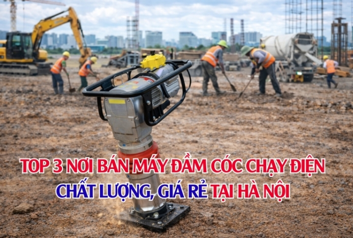 Hình ảnh Nơi bán máy đầm cóc chạy điện chất lượng, giá rẻ tại Hà Nội
