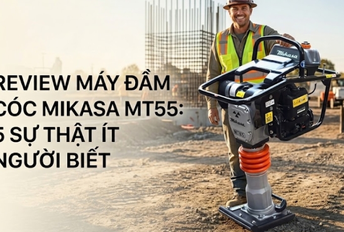 Review máy đầm cóc Mikasa MT55: 5 Sự thật ít người biết