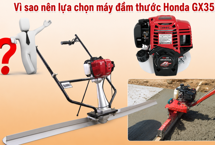 Hình ảnh Vì sao nên lựa chọn máy đầm thước Honda GX35?