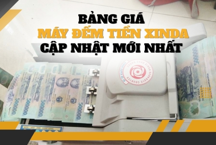 Hình ảnh Bảng giá máy đếm tiền Xinda cập nhật mới nhất 2025