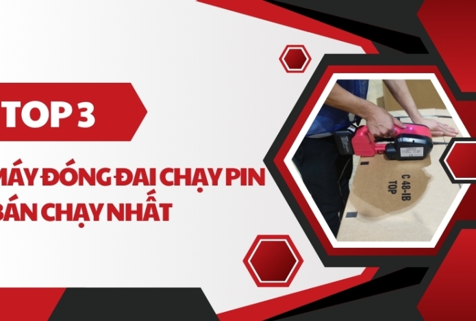 Hình ảnh Top 3 mẫu máy đóng đai chạy pin bán chạy nhất
