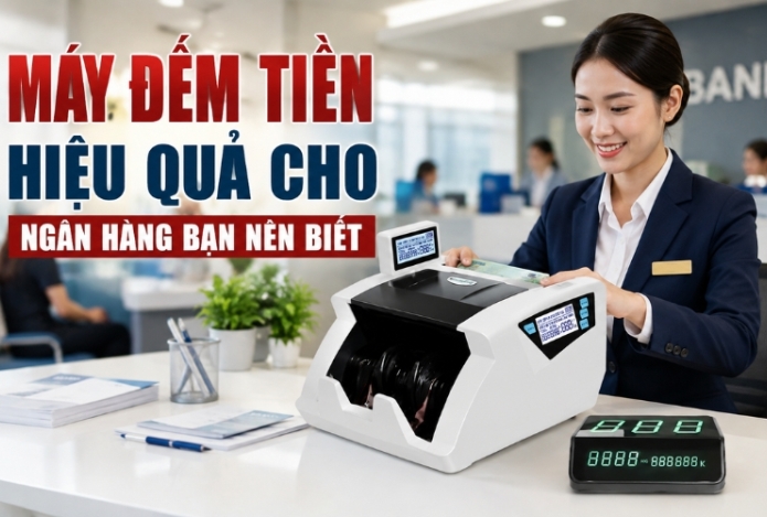 Hình ảnh Máy đếm tiền hiệu quả cho ngân hàng bạn nên biết