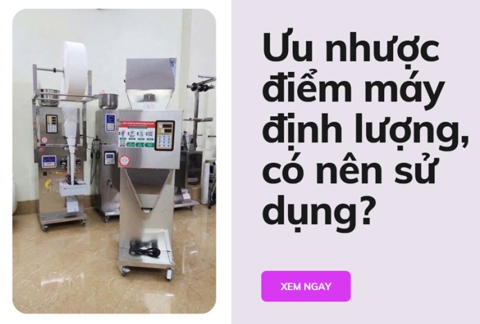 Ưu nhược điểm máy định lượng, có nên sử dụng?