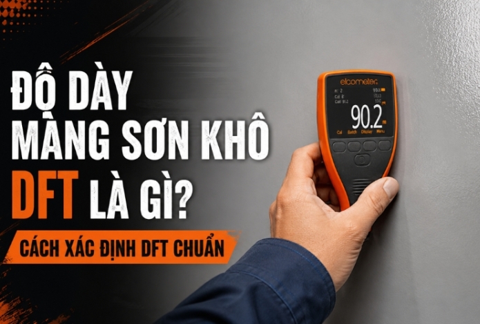 Độ dày màng sơn khô DFT và cách xác định DFT chuẩn