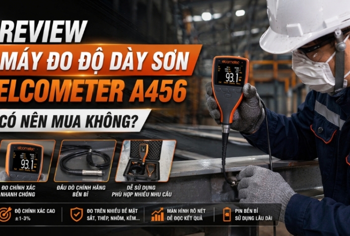 Review máy đo độ dày sơn elcometer a456 - Có nên mua không?