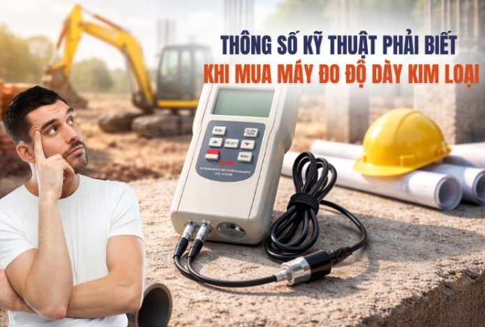Thông số phải biết khi mua máy đo độ dày kim loại