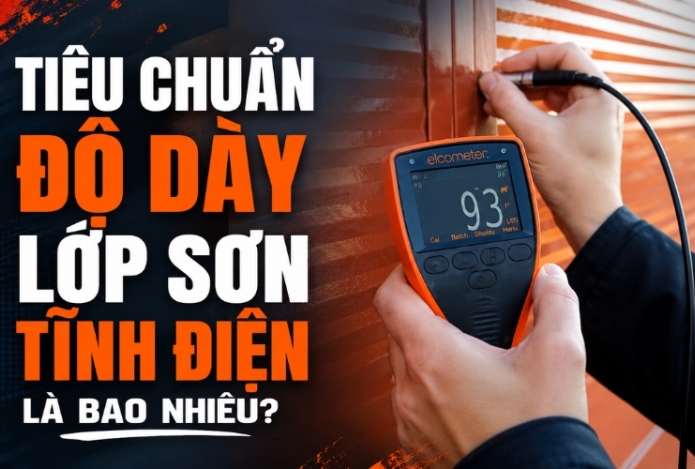 Tiêu chuẩn độ dày lớp sơn tĩnh điện là bao nhiêu?