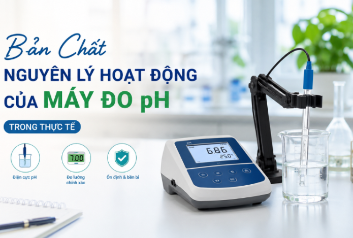 Hình ảnh Bản Chất Nguyên Lý Hoạt Động Của Máy Đo pH Trong Thực Tế