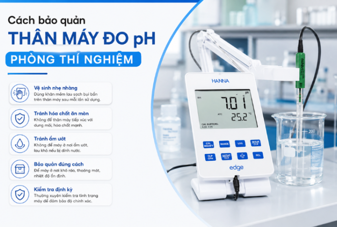 Hình ảnh Cách Bảo Quản Máy Đo Ph Trong Phòng Thí Nghiệm Đúng Kỹ Thuật