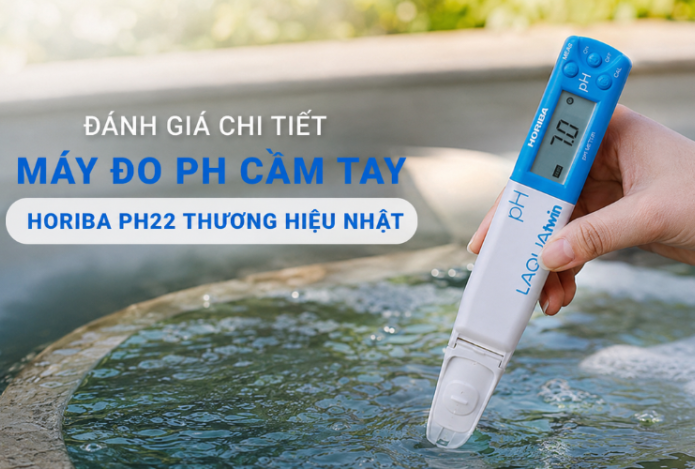 Hình ảnh Đánh giá chi tiết máy đo ph cầm tay Horiba pH22 thương hiệu Nhật