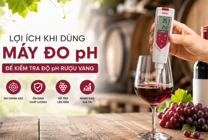 Hình ảnh Lợi Ích Khi Dùng Máy Đo pH Để Kiểm Tra Độ pH Rượu Vang