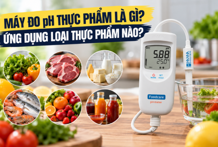 Hình ảnh Máy đo pH thực phẩm là gì? Ứng dụng loại thực phẩm nào