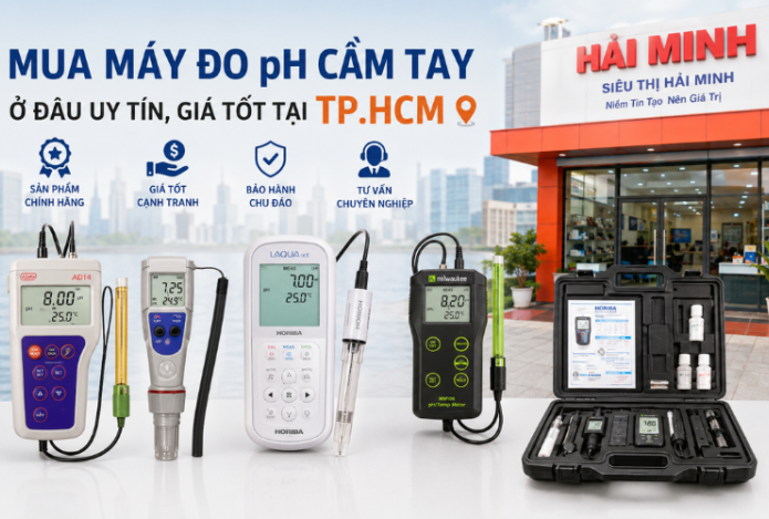 Hình ảnh Mua máy đo pH cầm tay ở đâu uy tín, giá tốt tại TP.HCM