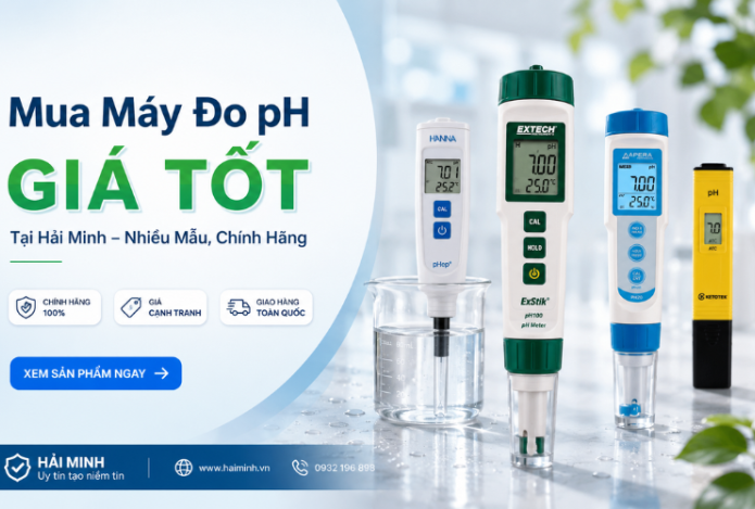 Hình ảnh Mua Máy Đo pH Giá Tốt Tại Hải Minh - Nhiều Mẫu, Chính Hãng