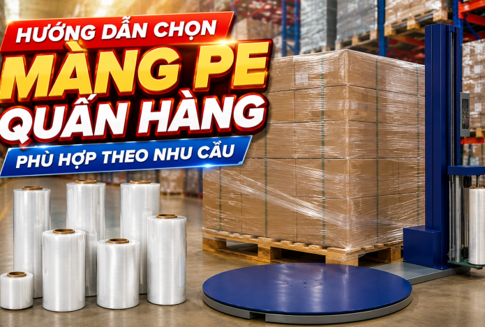 Hướng dẫn chọn màng PE quấn hàng phù hợp theo nhu cầu