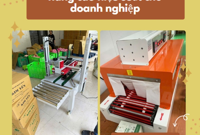 Top 2 máy đóng gói hỗ trợ nâng cao hiệu suất cho doanh nghiệp