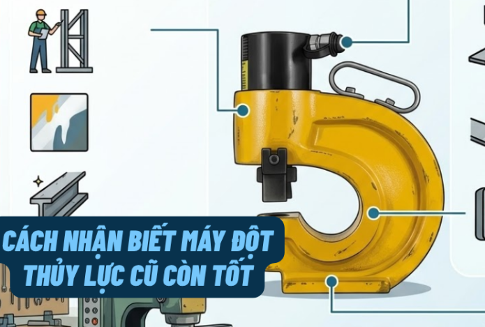 Cách nhận biết máy đột thủy lực cũ còn tốt