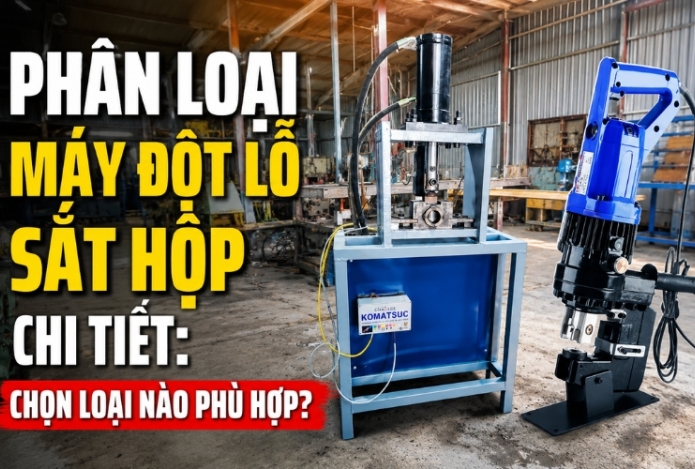 Phân Loại Máy Đột Lỗ Sắt Hộp Chi Tiết