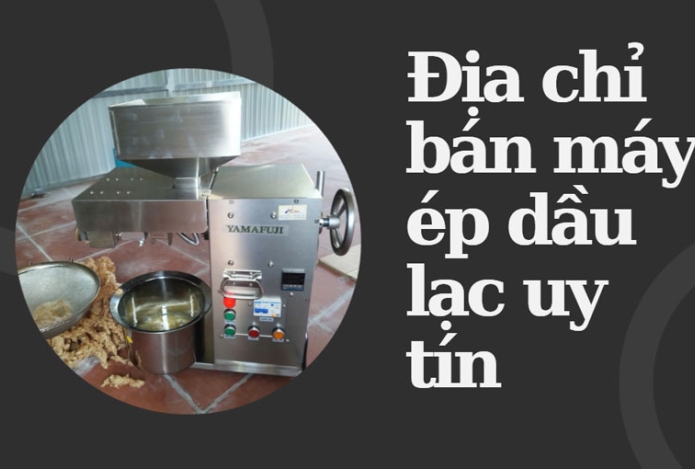 Hình ảnh Địa chỉ bán máy ép dầu lạc uy tín