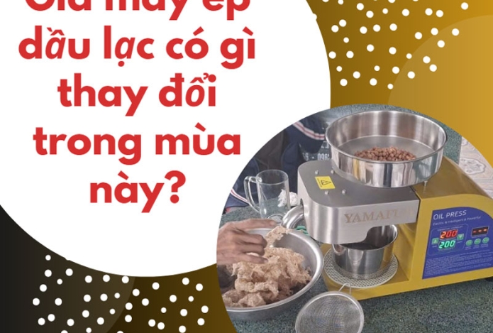 Hình ảnh Giá máy ép dầu lạc có gì thay đổi trong mùa này?