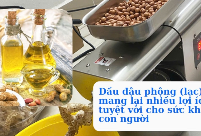 Hình ảnh Lợi ích TUYỆT VỜI từ việc ép dầu lạc