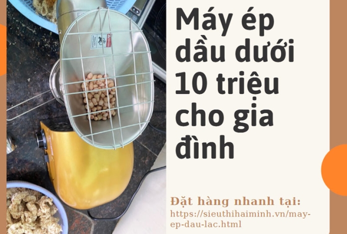 Máy ép dầu dưới 10 triệu cho gia đình