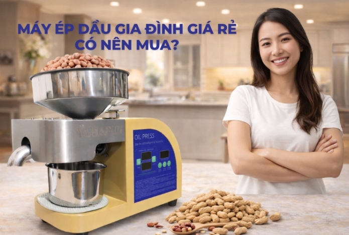Hình ảnh Bật mí: Máy ép dầu gia đình giá rẻ có nên mua?