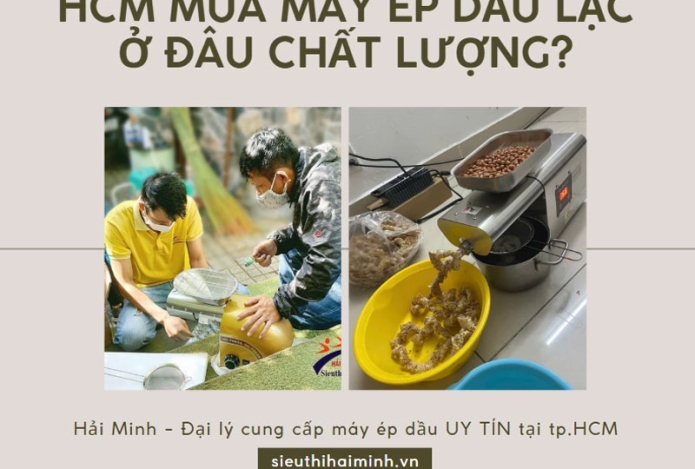 Hình ảnh HCM mua máy ép dầu lạc ở đâu chất lượng?