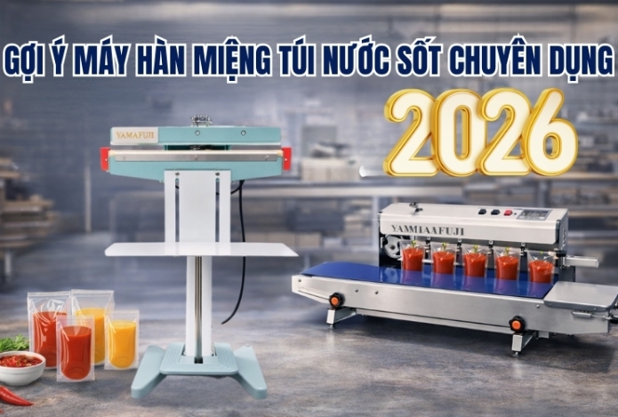 Gợi ý máy hàn miệng túi nước sốt chuyên dụng 2026