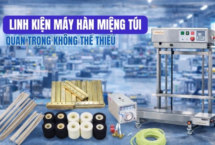 Linh kiện máy hàn miệng túi quan trọng không thể thiếu
