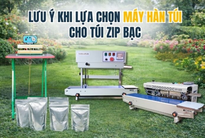 Lưu ý khi lựa chọn máy hàn túi cho túi zip bạc