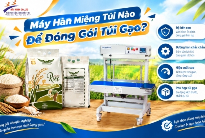 Máy Hàn Miệng Túi Nào Để Đóng Gói Túi Gạo?