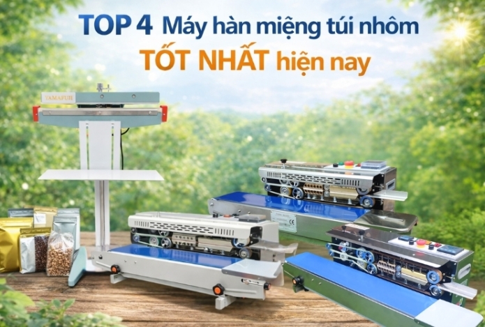 TOP 4 Máy hàn miệng túi nhôm TỐT NHẤT hiện nay