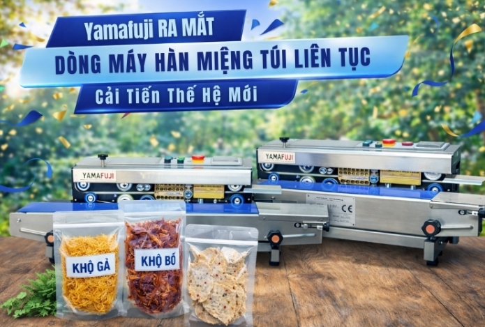 Yamafuji Ra Mắt Dòng Máy Hàn Miệng Túi Liên Tục Cải Tiến Thế Hệ Mới
