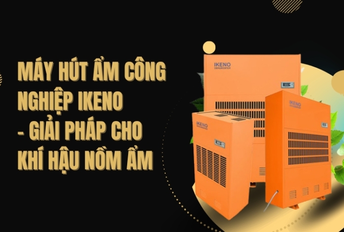 Hình ảnh Máy Hút Ẩm Công Nghiệp Ikeno – Giải Pháp Cho Khí Hậu Nồm Ẩm