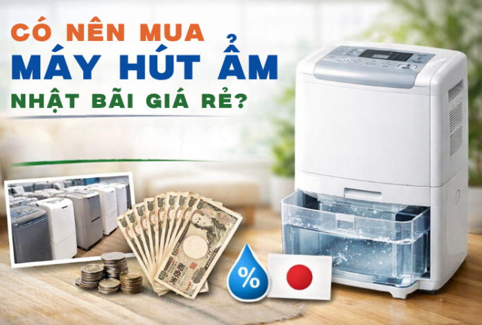 Hình ảnh Có Nên Mua Máy Hút Ẩm Nhật Bãi Giá Rẻ?