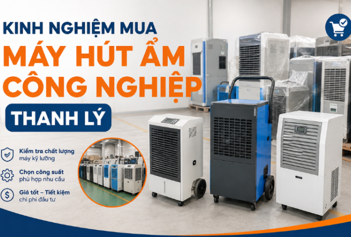 Kinh nghiệm mua máy hút ẩm công nghiệp thanh lý