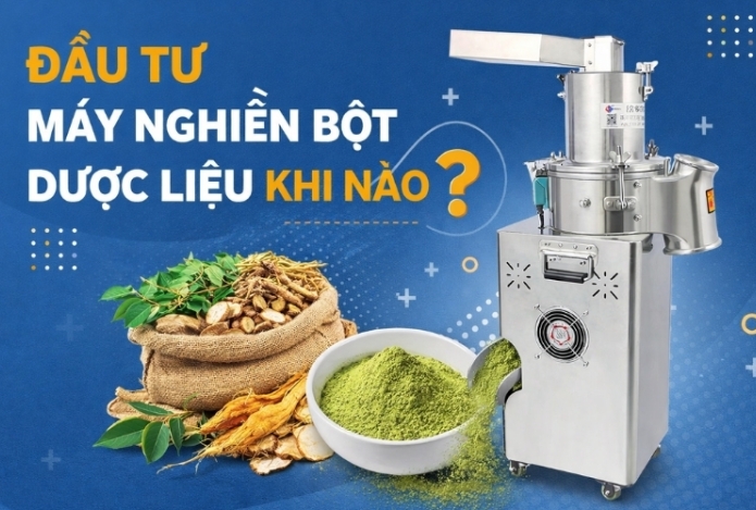 Hình ảnh Đầu tư máy nghiền bột dược liệu khi nào?