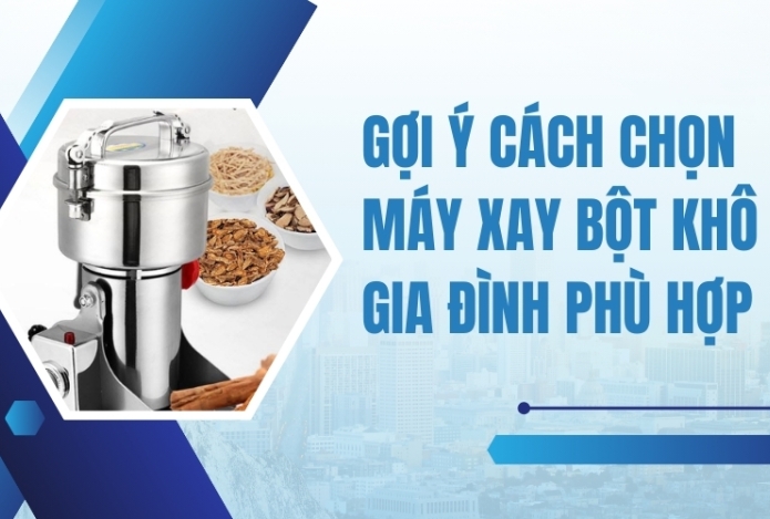 Hình ảnh Gợi ý cách chọn máy xay bột khô gia đình phù hợp