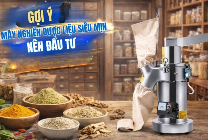 Gợi ý máy nghiền dược liệu siêu mịn nên đầu tư