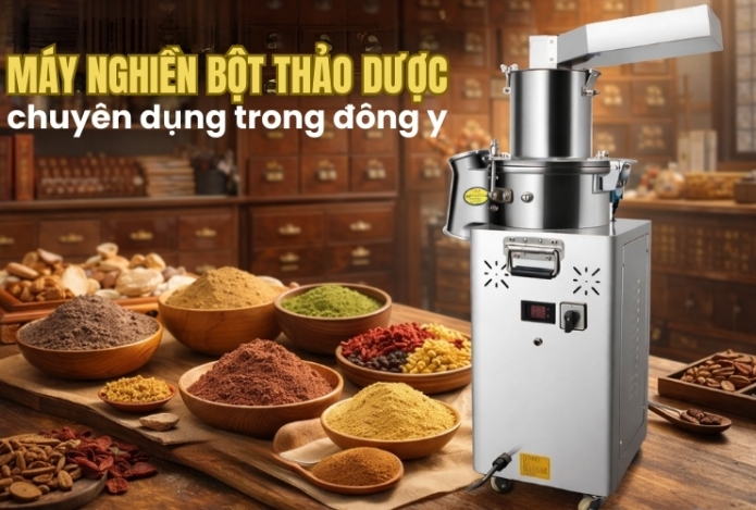 Máy nghiền bột thảo dược chuyên dụng trong đông y