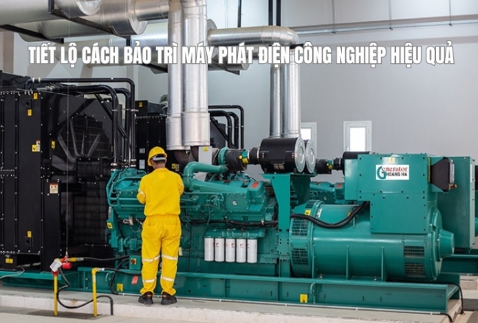 Hình ảnh Tiết Lộ Cách Bảo Trì Máy Phát Điện Công Nghiệp Hiệu Quả