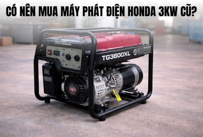 Hình ảnh Có Nên Mua Máy Phát Điện Honda 3kw Cũ?