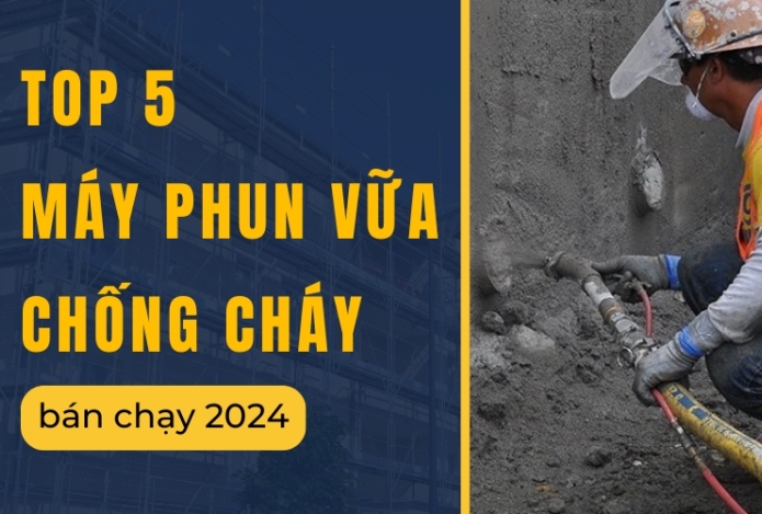 Hình ảnh Top 5 máy phun vữa chống cháy bán chạy 2024