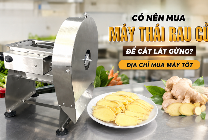 Có nên mua máy thái rau củ để cắt lát gừng? Địa chỉ mua máy tốt