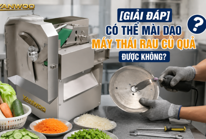 [Giải đáp] Có thể mài dao máy thái rau củ được không?